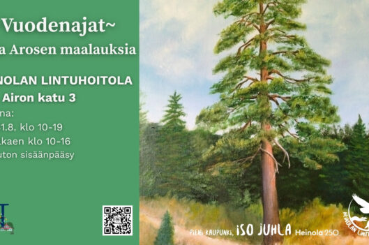 Vuodenajat – Mirja Arosen maalauksia Lintuhoitolalla