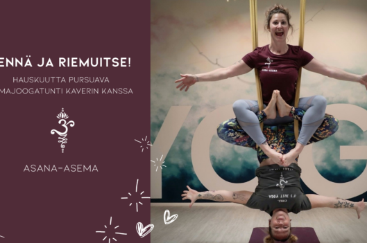 Lennä ja riemuitse – ilmajoogaa kaverin kanssa!