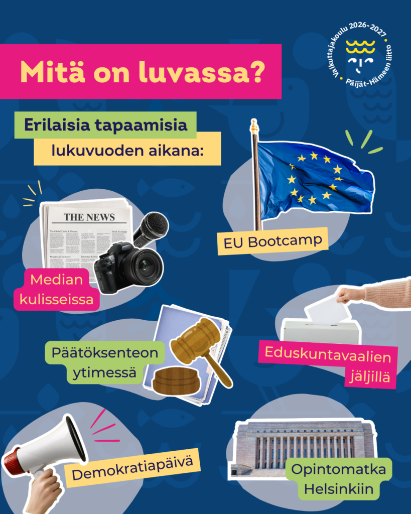 Mitä nuorten Vaikuttajakoulussa tehdään?